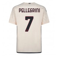 AS Roma Lorenzo Pellegrini #7 Bortatröja 2023-24 Korta ärmar